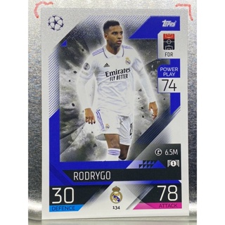 การ์ดนักฟุตบอล 2022/23 Rodrygo การ์ดสะสมทีม Real madrid c.f. การ์ดนักเตะ รีลมาดริด เรอัลมาดริด