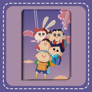 Crayon Shin Chan เคสไอแพด mini 3/4/5/6 เคส gen 7 8 case pen slot air 1 2 3 4 5 gen9 2022/2021 pro 11 19/20 pro 10.2 11