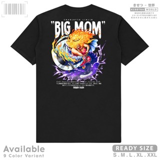 เสื้อยืด พิมพ์ลายอนิเมะวันพีช BIG MOM CHARLOTTE LINLIN TOTTO LAND - สไตล์ญี่ปุ่น x A1657 Kisetsu