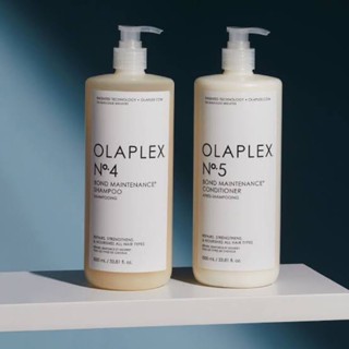 🇺🇸สินค้าพร้อมส่ง olaplex โอลาเพล็กซ์ 1,000ML Olaplex no.4 และ No.5❇️lot.22-23 ถ่ายรูปจากสินค้าจริง