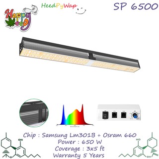 NEW 2021 !! Mars hydro SP 6500 LED Full Spectrum Grow Light ไฟปลูกต้นไม้สำหรับเต้นท์ Plants Growing Lights SP6500 ตัวใหม