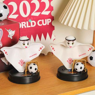 ตุ๊กตาของเล่น ของสะสม Qatar World Cup Mascot Laeeb Cape Fan 2022