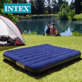 ที่นอนเป่าลม INTEX ที่นอน Classic Downy Airbed ที่นอน  เบาะรองนอน เบาะลม