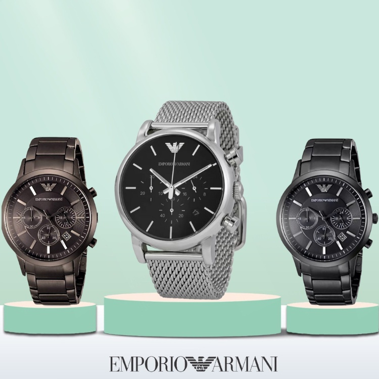 EMPORIO ARMANI รุ่นAR1811 AR2454 AR2453 เอ็มโพริโอ อาร์มานี่ นาฬิกาข้อมือผู้ชาย นาฬิกาแบรนด์เนม ของแ