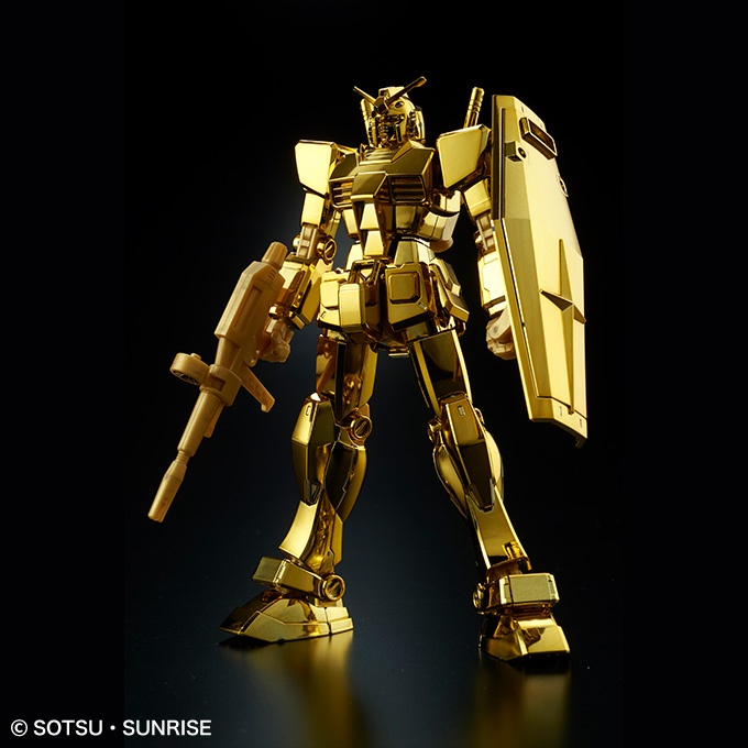 [Direct from Japan] BANDAI Gundam Base Limited HG RX-78-2 Gundam GOLD COATING 1/144 Japan NEW