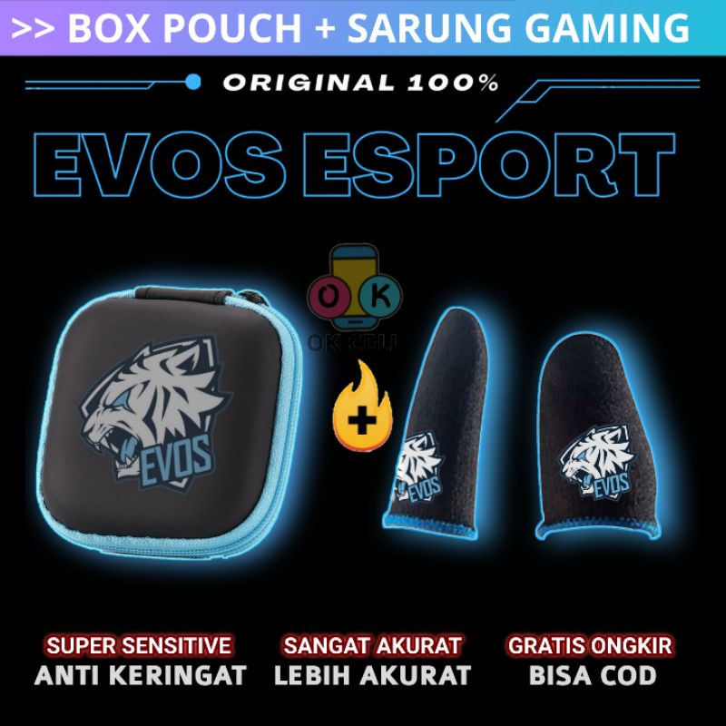 - Evos Gaming Thumb Gloves/Evos Anti-Sweat Finger Premium Gaming Gloves