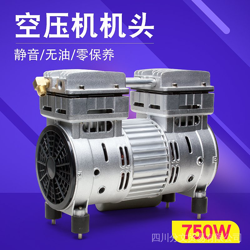 Otus เงียบไร้น้ํามัน [Wanguan] หัวเครื่องอัดอากาศ 550W/750W/1100W ปั๊มมอเตอร์ลวดทองแดง pxs12 [Wangua