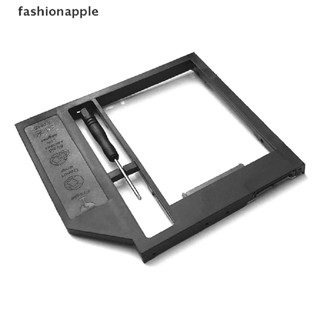 [fashionapple] อะแดปเตอร์ฮาร์ดไดรฟ์ SATA Second HDD Caddy To SATA 2.5 นิ้ว Caddy HDD SSD 9.0 มม. สําหรับแล็ปท็อป CD ROM