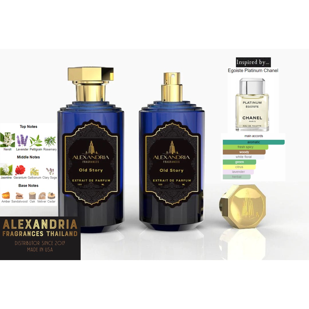 Alexandria Fragrances: Old Story 60ml (Egoiste Platinum) นํ้าหอมขวดใหม่