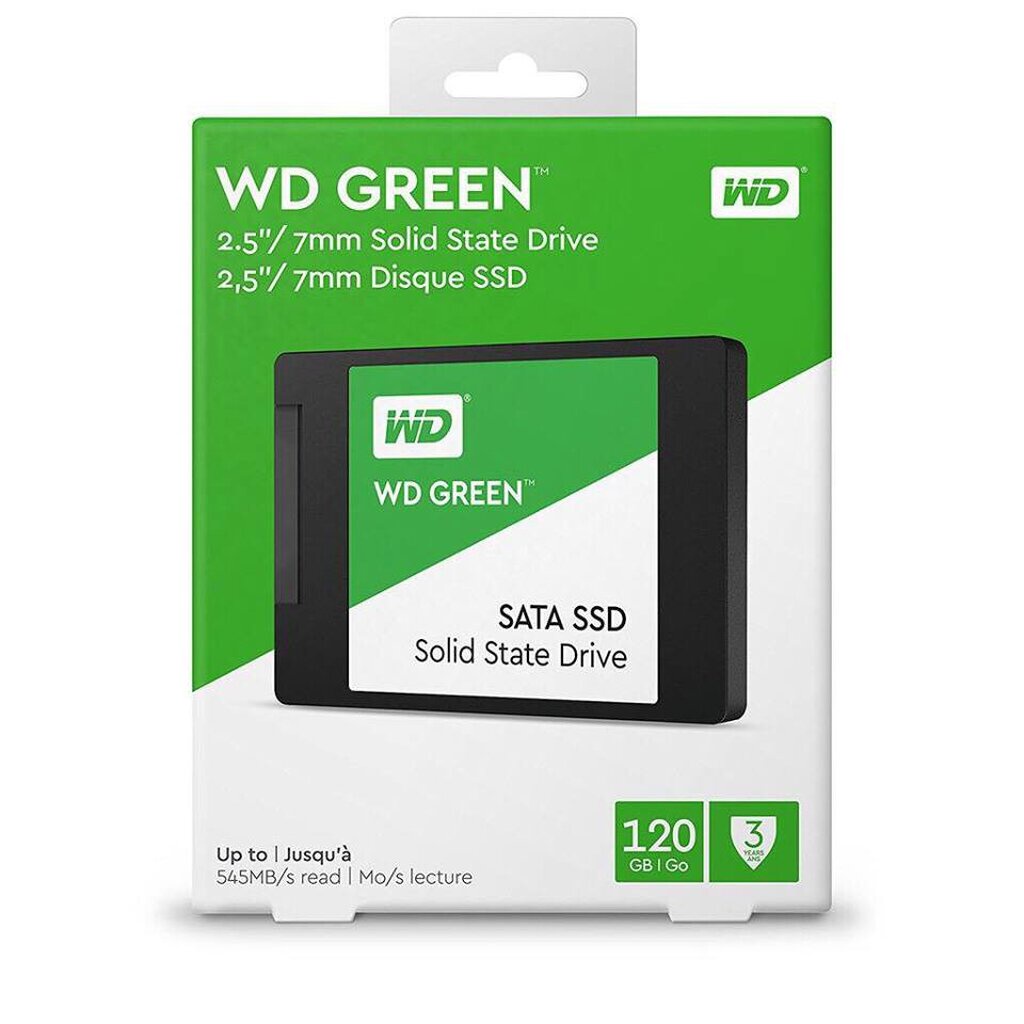 ⚡️กรุงเทพฯด่วน1ชั่วโมง⚡️ WD GREEN SSD SATA 120GB 240GB 480GB 1TB รับประกัน 3 ปี