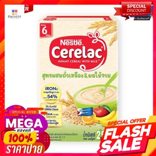 ซีรีแล็ค อาหารเสริมธัญพืชสำหรับเด็กเล็ก สูตรผลไม้รวม 250 กรัม X 3 แพ็คCerelac Infant Cereal Mixed Fruit 250 g x 3