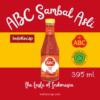 ซอสพริก ตรา ABC (ABC Sambal Asli) 395ml นำเข้าจากอินโดนีเซีย