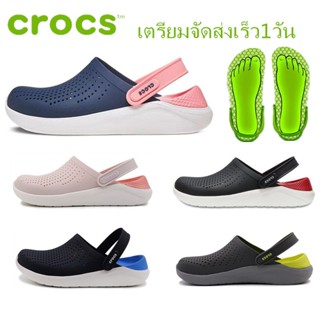 Crocs LiteRide Clog แท้ หิ้วนอก ถูกกว่าshop Crocs Literide Clog Original 100% Unisex Basic Crocs shoes