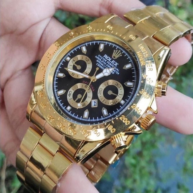 Rolex daytona นาฬิกาข้อมือโครโน่ สายโซ่ สําหรับผู้ชาย 4.8