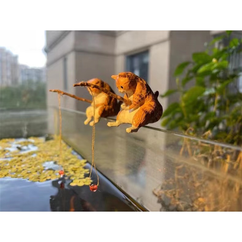 ตุ๊กตาหญ้า สําหรับตกแต่งตู้ปลา