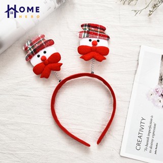 HomeHero ที่คาดผม ที่คาดผมคริสมาสต์ 3 ลาย (สโนว์แมน หมี กวางเรนเดียร์) Christmas Headband