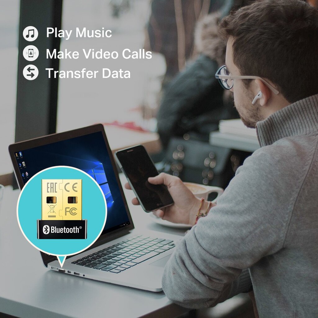 ⚡️กรุงเทพฯด่วน1ชั่วโมง⚡️ TP-LINK UB500 BLUETOOTH 5.3 NANO USB ADAPTER รับประกันตลอดการใช้งาน