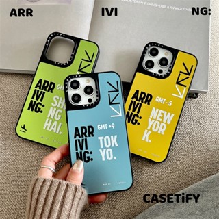 【City Palette】casetify เคสโทรศัพท์มือถือ TPU กันกระแทก ลายเลเซอร์ออโรร่า พร้อมกระจก สําหรับ iPhone 7Plus 8Plus X XR XS MAX 11 Pro SE2020