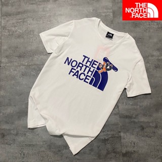 เสื้อยืดคู่รักแขนสั้น THE NORTH สไตล์สตรีท ผ้าฝ้ายแท้