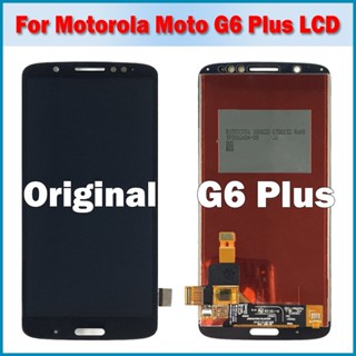 หน้าจอสัมผัสดิจิทัล LCD สําหรับ Motorola MOTO G6 Plus LCD XT1926 XT1926-5 MOTO G6 Plus XT1926-8