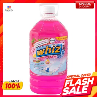 วิซ น้ำยาถูพื้น กลิ่นเลิฟลี่ บลูม 5200 มล.Whiz Floor Cleaner Lovely Bloom Scent 5200 ml.