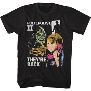 Theyre Back Collage Poltergeist II T-Shirt เสื้อเด็กหญิง เสื้อยืด cotton