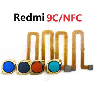 ลายนิ้วมือ แพรปุ่มโฮมสแกนนิ้ว ( Finger ) ปุ่มเปิดปิด สําหรับ Redmi 9C NFC