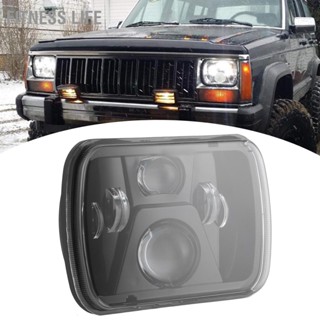 Fitness Life H4 ไฟหน้า Led 12‐24V ทรงสี่เหลี่ยม 7 นิ้ว สําหรับ Jeep Wrangler Yj