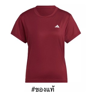 เสื้อยืดสไตล์มินิมอล adidas TRAINING AEROREADY Made for Training ผู้หญิง สีแดง HM3890