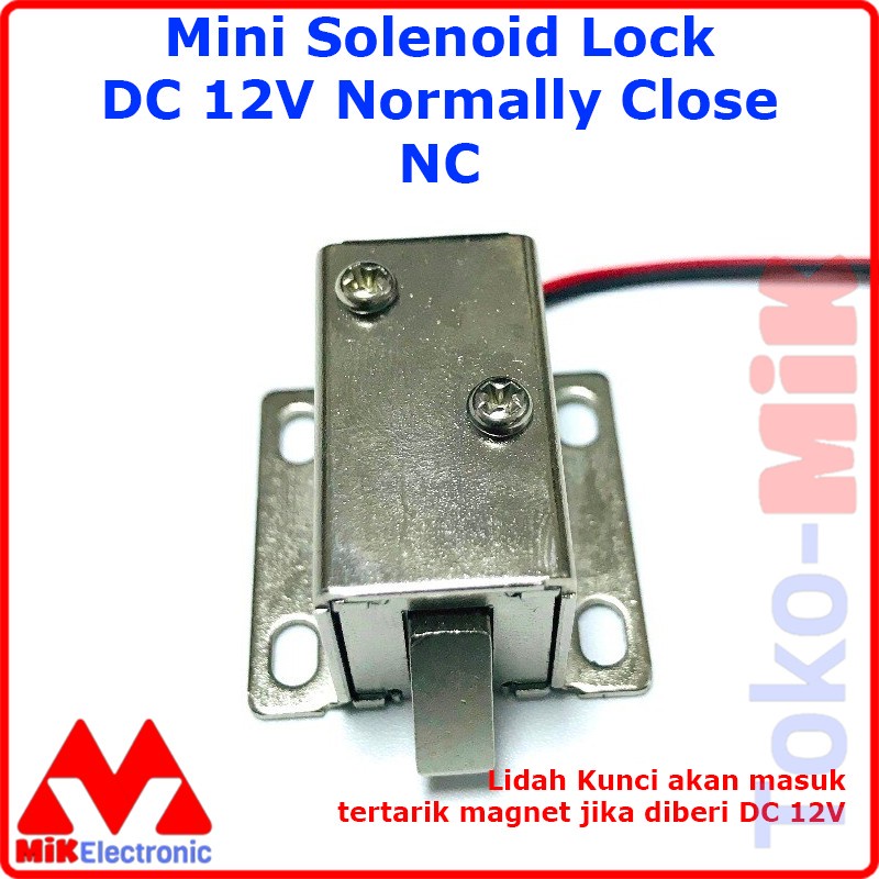 Super Mini Solenoid Door Lock DC 12V 6V Magnetic Solenoid Door Lock