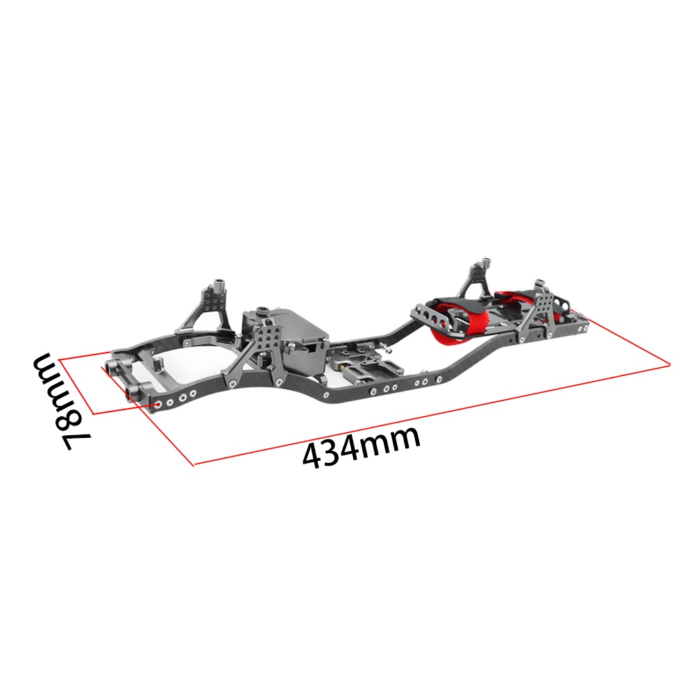 Myhrc กรอบตัวถังคาร์บอนไฟเบอร์ CNC 4 มม. 275 313 324 สําหรับรถไต่หินบังคับ 1/10 Axial SCX10 ราคา ถูกที่สุด ดีลบีเคเค แกลเลอรีภาพที่ 2