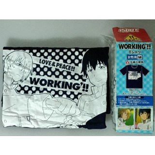 เสื้อยืดอนิเมะ WORKING!!  (Size M)