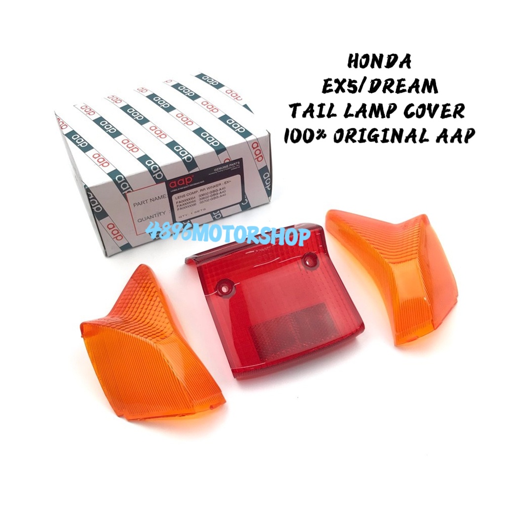 AAP HONDA EX5 DREAM TAIL LAMP COVER เท่านั้น 100% AAP Cover lampu belankang