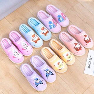 พร้อมส่งในไทย⭐รองเท้าใส่ในบ้าน พื้นหนา นุ่ม
