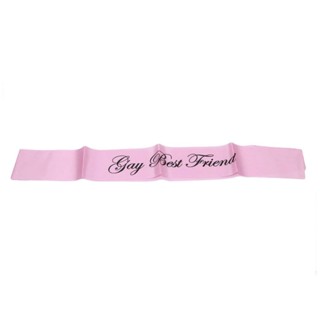 สายสะพาย GAY BEST FRIEND Sash (Light Pink)