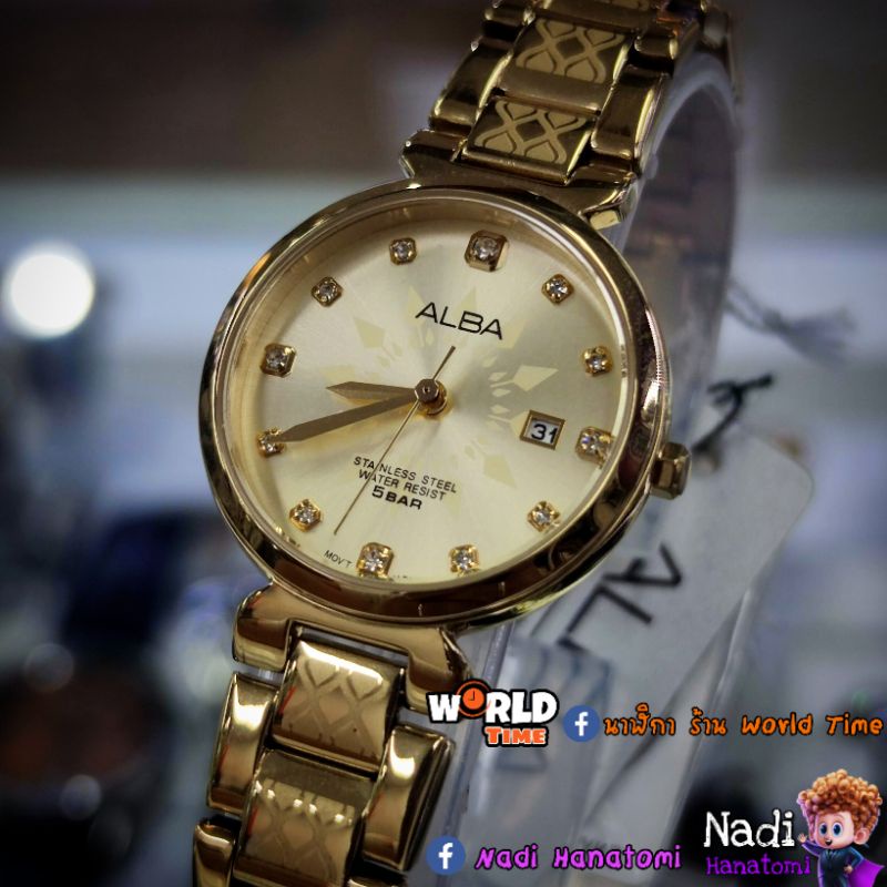 Alba นาฬิกาข้อมือผู้หญิง รุ่น AH7N30X1