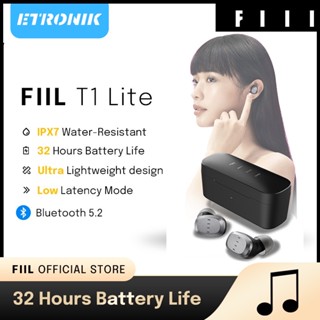 ETRONIK FIIL T1 Lite True Wireless Bluetooth BT5.2 หูฟัง TWS ENC หูฟังแบบสปอร์ต IPX7 กันน้ำตัดเสียงรบกวนฟิตเนสหูฟังชนิดใส่ในหู Low Latency หูฟัง