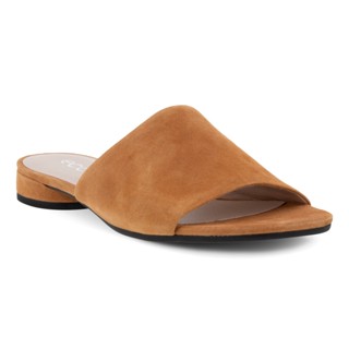 ECCO รองเท้าหนังผู้หญิงรุ่น ECCO W FLAT SANDAL II BROWN