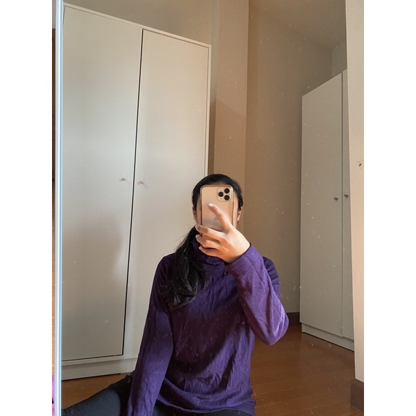 เสื้อกันหนาวคอเต่า Uniqlo