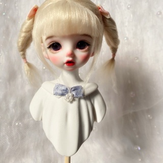 Bjd 1/6 1/8 1/4 o b 11 วิกผมตุ๊กตาสามารถปรับแต่งได้ขนาด 8-11.5 ซม