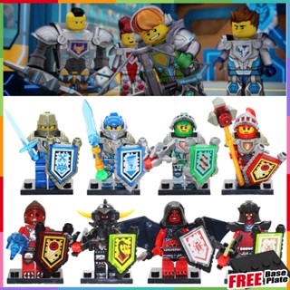 Nexo Knights Minifigures Lance Richmond Macy Clay Aaron Lavaria Beast Master ของเล่นของขวัญตัวเลขขนาดเล็ก JR807