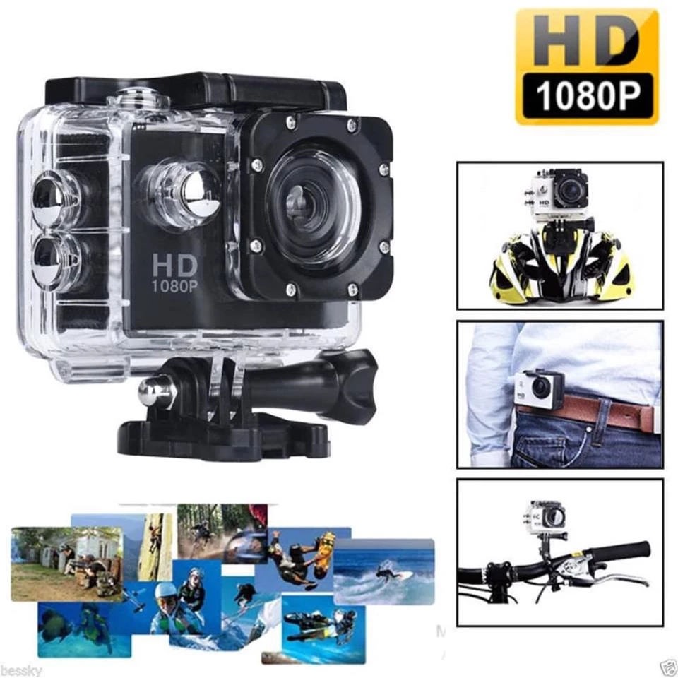 ส่งเร็ว ส่งไว กล้องติดหมวก กล้องกันน้ำ W7 Sport Action Camera 2.0" LCD Full HD 1080P กล้องแอคชั่น thumbnail 4