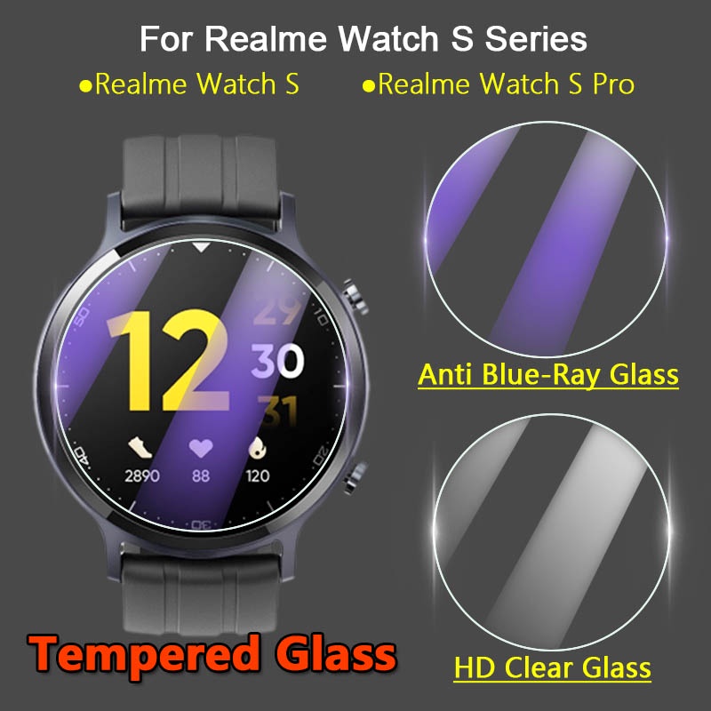 1/2/3/5 ชิ้น สําหรับ OPPO Realme Watch S Pro Master Edition SmartWatch ป้องกันหน้าจอ 2.5D ใส / ป้องก