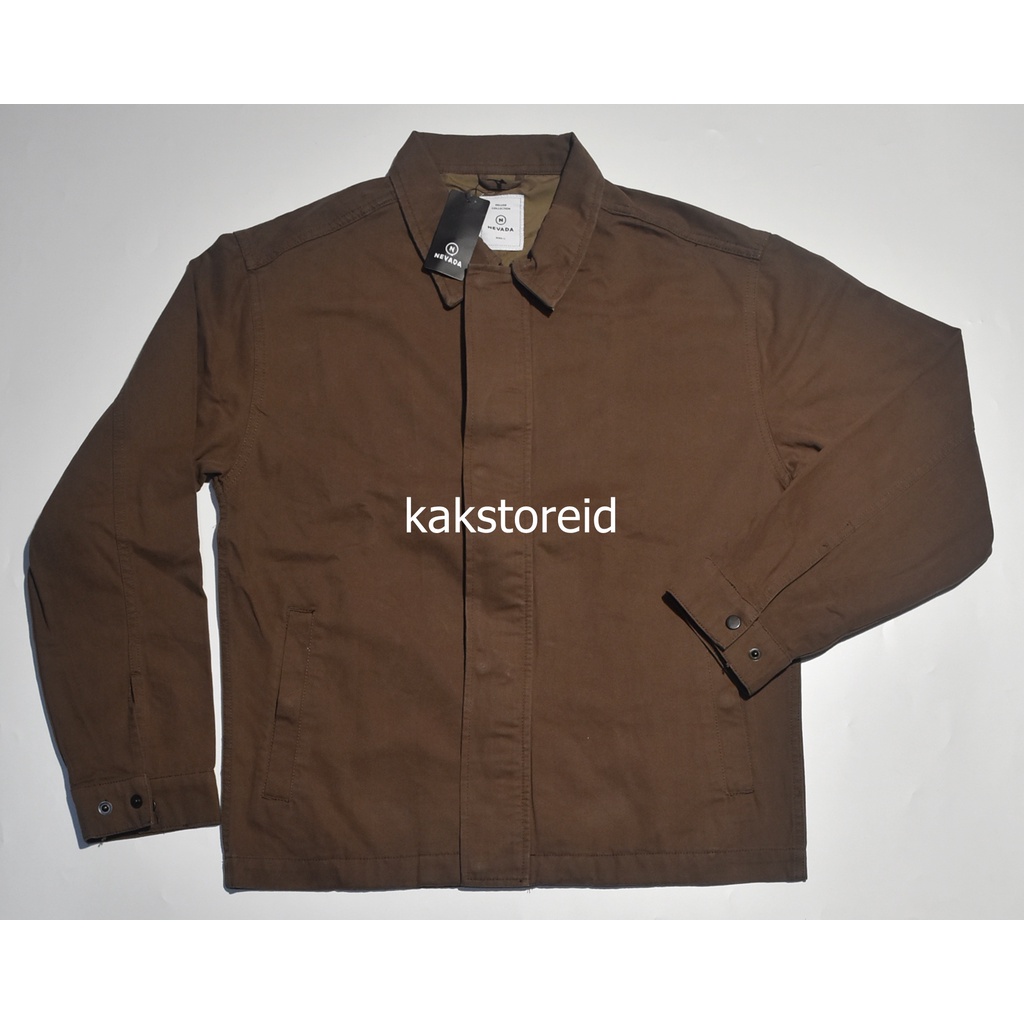 Nevad* เสื้อแจ็คเก็ตผู้ชายสีน้ําตาล JNP 23 PICTURE