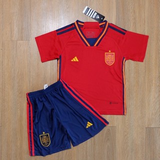 ชุดบอลเด็ก สเปน Spain Kit 2022/23 AAA (TTพร้อมส่ง)