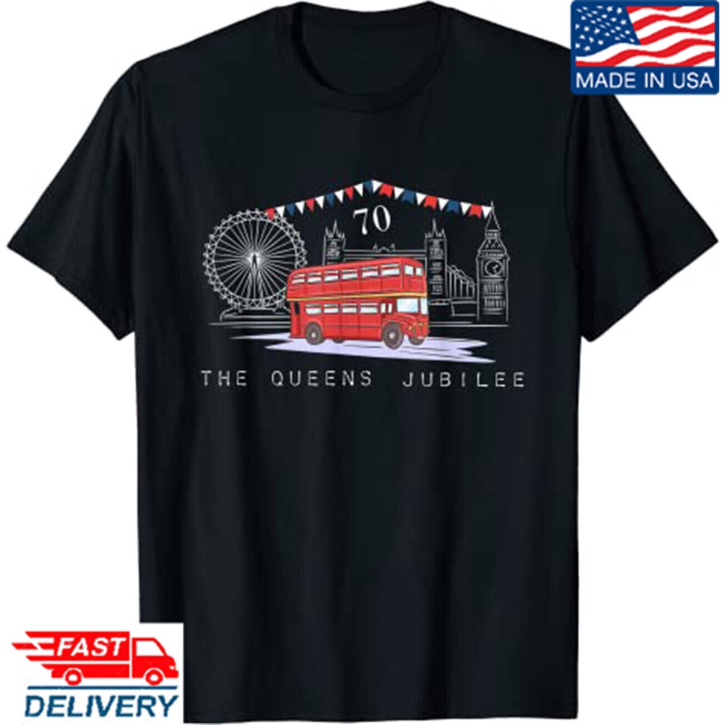 เสื้อยืด Queens Jubilee Platinum Jubilee London 70Th ราชินี
