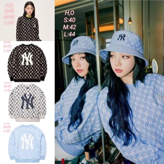 พร้อมส่ง🔥Sweater MLB 🇰🇷 เสื้อสเวตเตอร์ MLB | เสื้อกันหนาว | เสื้อแขนยาว