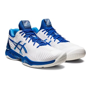 Asics Court FF 2 Mens Tennis Shoes รองเท้าเทนนิสผู้ชาย (White/Tuna Blue)