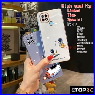 เคส Realme C21Y เคส Realme C21 เคส Realme C25Y C11 C12 C15 C11 2021 C20 C31 C30 C30S เคสโทรศัพท์มือถือ ลายดาวอวกาศ Nasa สําหรับ XQ