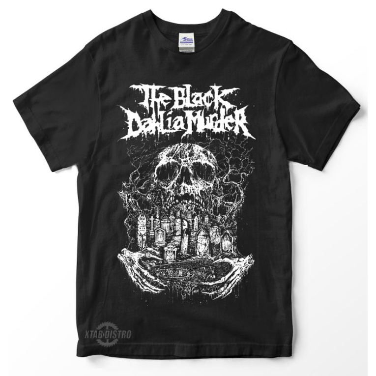 Kaos the Black dahlia MURDER Into the everblack เสื้อยืดลําลอง แขนสั้น พิมพ์ลายวง the Black dahlia nocturnal tbdm kaos band deathcore